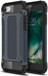 Apple iPhone SE (2020/2022) Hoesje Hybride Back Cover Donker Blauw afbeelding