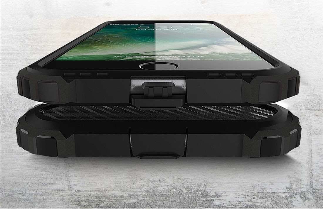 Apple iPhone SE (2020/2022) Hoesje Hybride Back Cover Roze Goud afbeelding 5