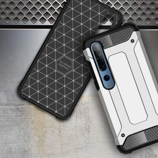 Xiaomi Mi 10 / Mi 10 Pro Hoesje Shock Proof Hybride Rood afbeelding 6