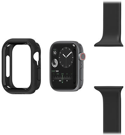 OtterBox Exo Edge Series - Apple Watch 44MM Hoesje - Bumper Case - Zwart afbeelding 6