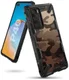 Ringke Fusion X Huawei P40 Hoesje met Camo Design Zwart afbeelding 1