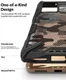 Ringke Fusion X Huawei P40 Pro Hoesje met Camo Design Zwart afbeelding 4