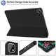 Apple iPad Pro 11 (2018/2020/2021) Hoes Tri-Fold Book Case Zwart afbeelding 8