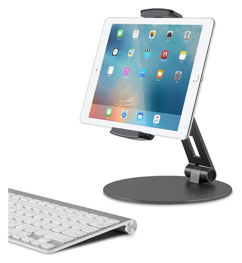Universele 360° Verstelbare Houder Smartphone Tablet Grijs afbeelding 3