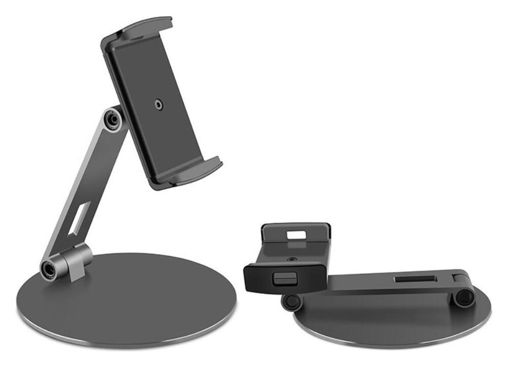 Universele 360° Verstelbare Houder Smartphone Tablet Grijs afbeelding 4