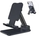 Verstelbare Aluminium Houder Telefoon/Smartphone/iPhone Zwart