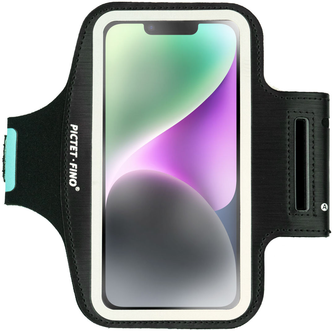 Extra Stevige Universele Sportarmband tot en met 5.5 Inch Zwart afbeelding 1