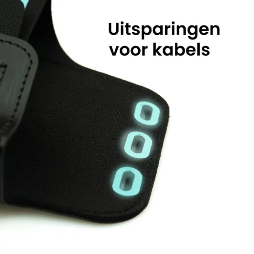 Extra Stevige Universele Sportarmband tot en met 5.5 Inch Zwart afbeelding 4