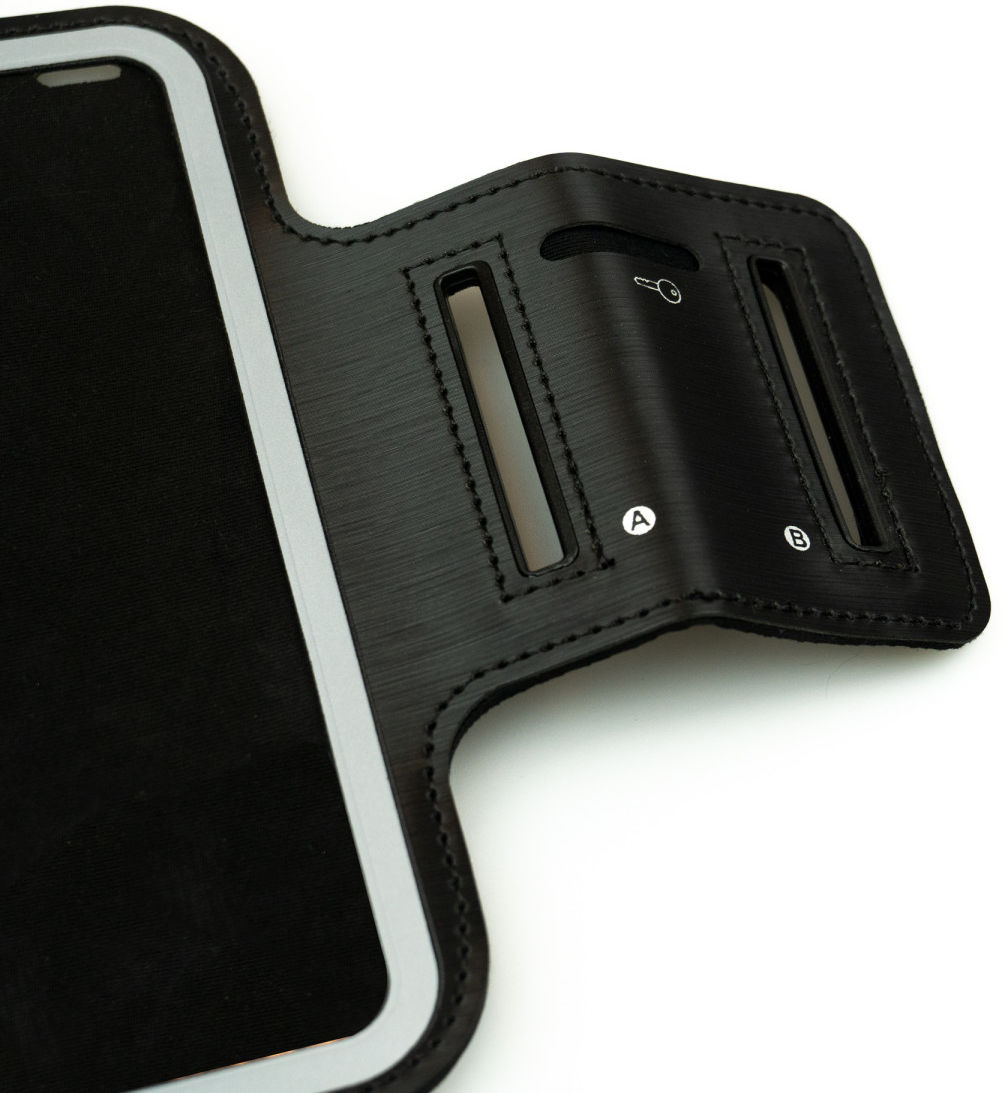 Extra Stevige Universele Sportarmband tot en met 5.5 Inch Zwart afbeelding 5