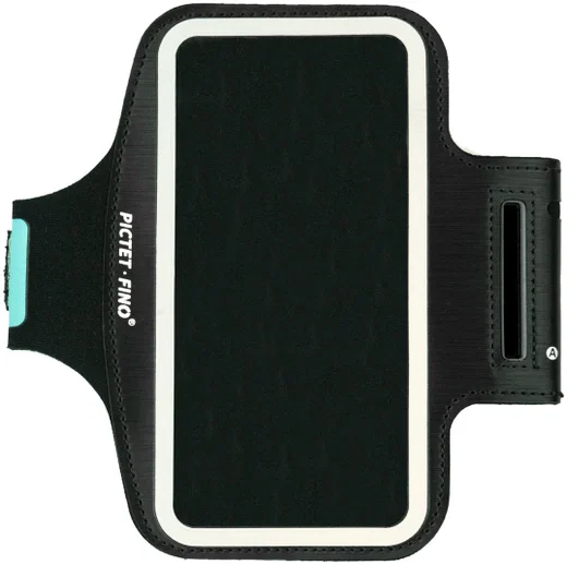 Extra Stevige Universele Sportarmband tot en met 5.5 Inch Zwart afbeelding 6