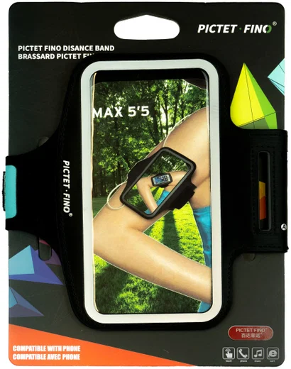Extra Stevige Universele Sportarmband tot en met 5.5 Inch Zwart afbeelding 9