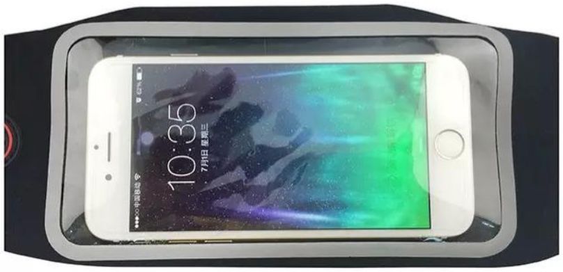 Universele Sportgordel voor je Telefoon 4.7 Inch Zwart afbeelding 2