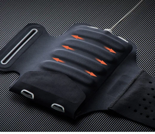Luxe Universele Sport Armband 5.2 Inch Zwart afbeelding 2
