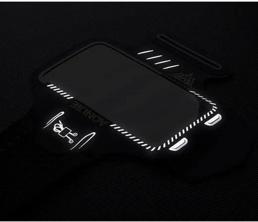 Luxe Universele Sport Armband 5.2 Inch Zwart afbeelding 9