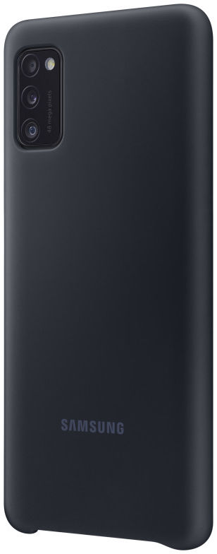 Origineel Samsung Galaxy A41 Hoesje Silicone Back Cover Zwart afbeelding 2
