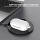 Stevig Samsung Galaxy Buds Siliconen Hoesje Blauw afbeelding 11
