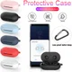 Stevig Samsung Galaxy Buds Siliconen Hoesje Blauw afbeelding 5