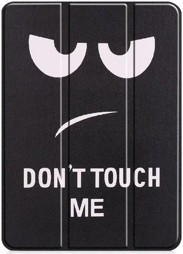 Apple iPad Pro 11 (2018/2020/2021) Tri-fold Hoes met Print Don't Touch afbeelding 2