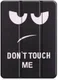 Apple iPad Pro 11 (2018/2020/2021) Tri-fold Hoes met Print Don't Touch afbeelding 2