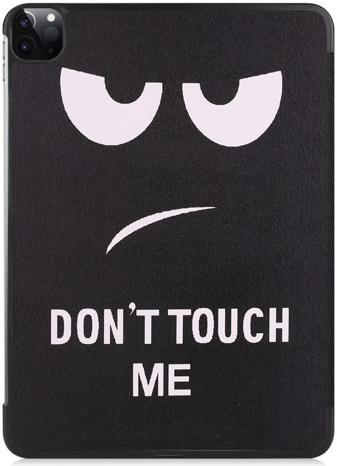 Apple iPad Pro 11 (2018/2020/2021) Tri-fold Hoes met Print Don't Touch afbeelding 3