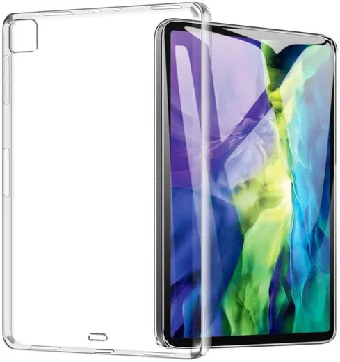 Apple iPad Pro 11 (2018/2020/2021) Hoes Dun TPU Transparant afbeelding 1