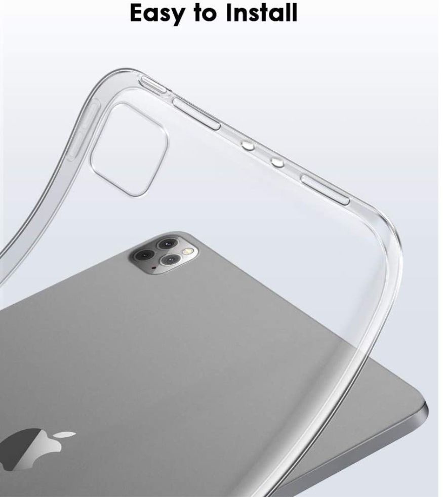 Apple iPad Pro 12.9 2018 / 2020 TPU Hoes Transparant afbeelding 3