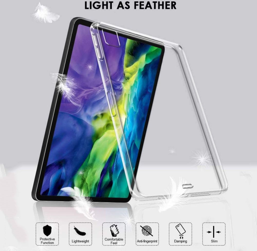Apple iPad Pro 12.9 2018 / 2020 TPU Hoes Transparant afbeelding 6