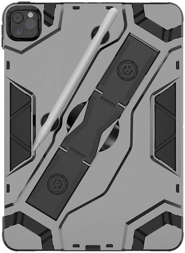 Apple iPad Pro 11 (2018/2020/2021) Shockproof Kickstand Hoes Zwart afbeelding 3