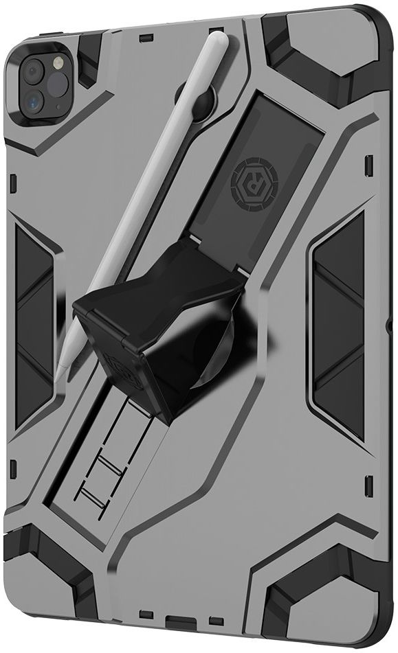 Apple iPad Pro 11 (2018/2020/2021) Shockproof Kickstand Hoes Zwart afbeelding 4