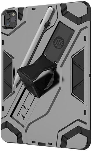 Apple iPad Pro 11 (2018/2020/2021) Shockproof Kickstand Hoes Zwart afbeelding 4