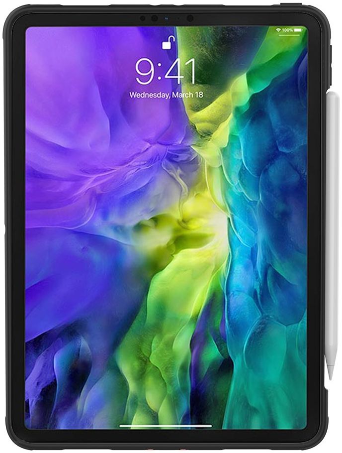 Apple iPad Pro 11 (2018/2020/2021) Shockproof Kickstand Hoes Zwart afbeelding 5