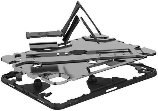 Apple iPad Pro 11 (2018/2020/2021) Shockproof Kickstand Hoes Zwart afbeelding 6