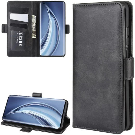 Xiaomi Mi 10 / Mi 10 Pro Stand Portemonnee Hoesje Zwart afbeelding 5