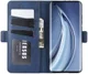 Xiaomi Mi 10 / Mi 10 Pro Stand Portemonnee Hoesje Blauw afbeelding 1
