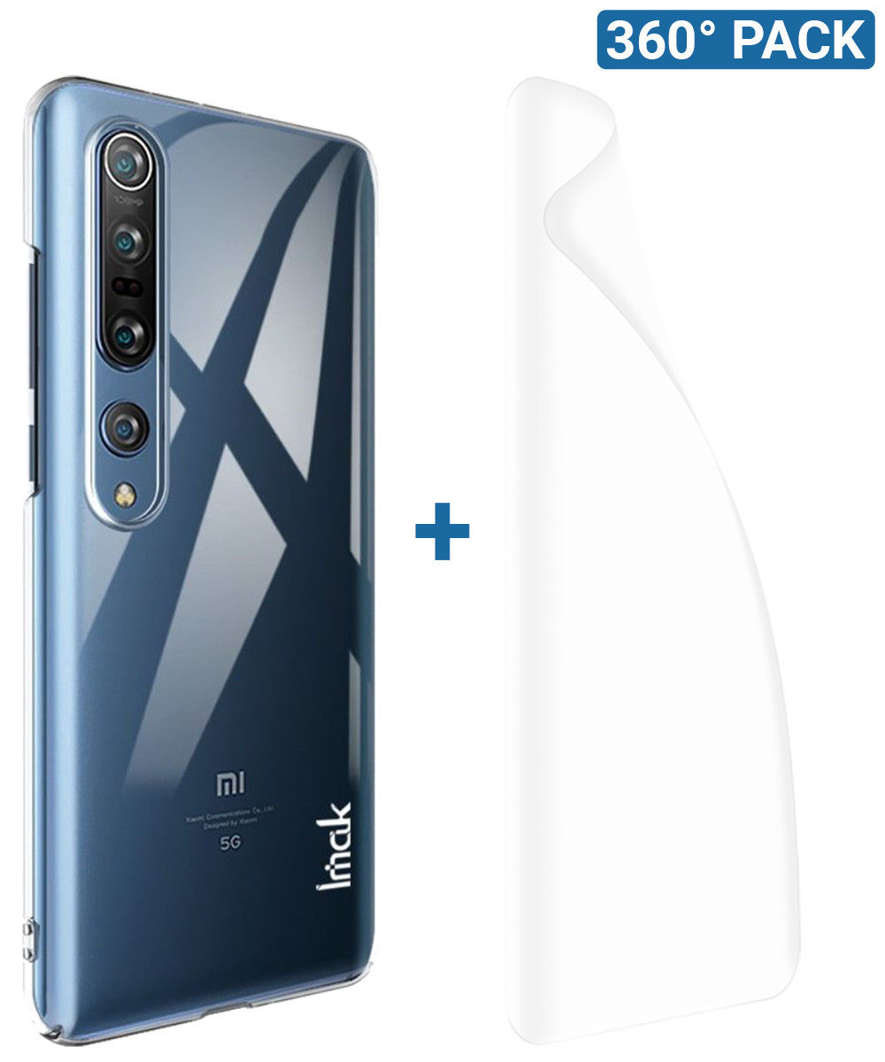 IMAK Crystal II Pro Xiaomi Mi 10 (Pro) Hoesje met Screenprotector afbeelding 1