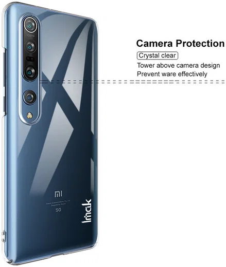 IMAK Crystal II Pro Xiaomi Mi 10 (Pro) Hoesje met Screenprotector afbeelding 9