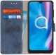 Alcatel 1S (2020) / 3L (2020) Vintage Portemonnee Stand Hoesje Blauw afbeelding 1