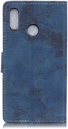 Alcatel 1S (2020) / 3L (2020) Vintage Portemonnee Stand Hoesje Blauw afbeelding 3