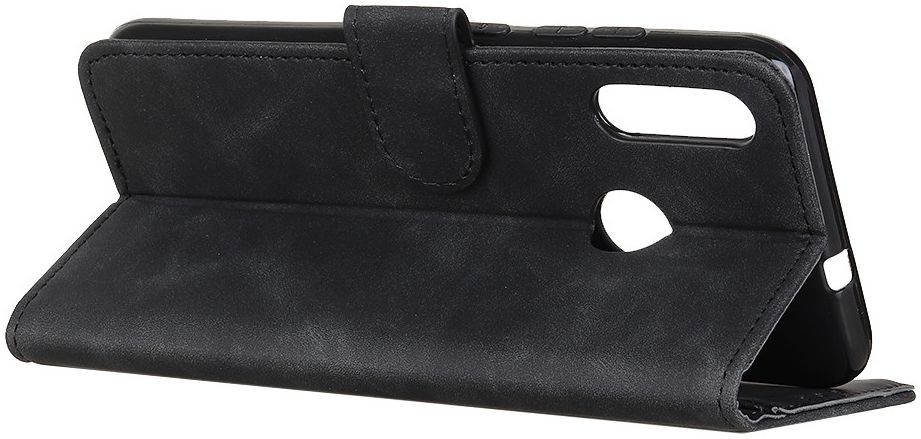 Alcatel 1S 2020 / 3L 2020 Hoesje Retro Wallet Book Case Zwart afbeelding 9