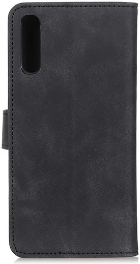 KHAZNEH Oppo Find X2 Hoesje Retro Wallet Book Case Zwart afbeelding 4