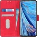 KHAZNEH Oppo Find X2 Hoesje Retro Wallet Book Case Rood afbeelding 1