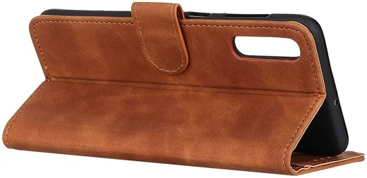 Oppo Find X2 Pro Hoesje Vintage Wallet Bruin afbeelding 7