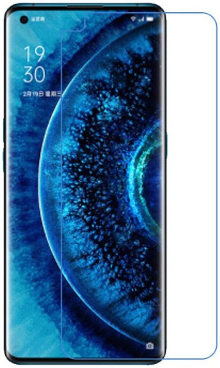 Oppo Find X2 Screenprotector Clear Display Folie afbeelding 1