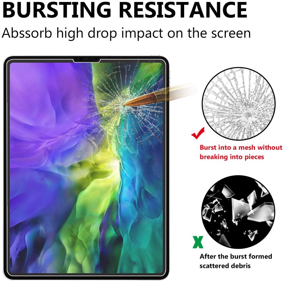 2.5D Arc Edge Apple iPad Pro 11 (2018/2020/2021) Screen Protector afbeelding 3