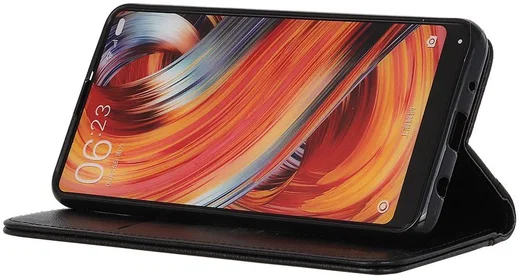 OnePlus 8 Hoesje Portemonnee Stand Wallet Case Zwart afbeelding 3
