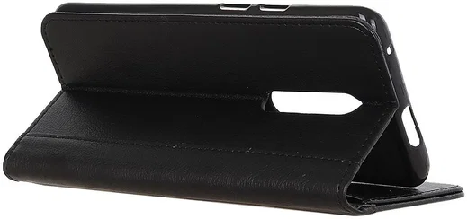 OnePlus 8 Hoesje Portemonnee Stand Wallet Case Zwart afbeelding 7