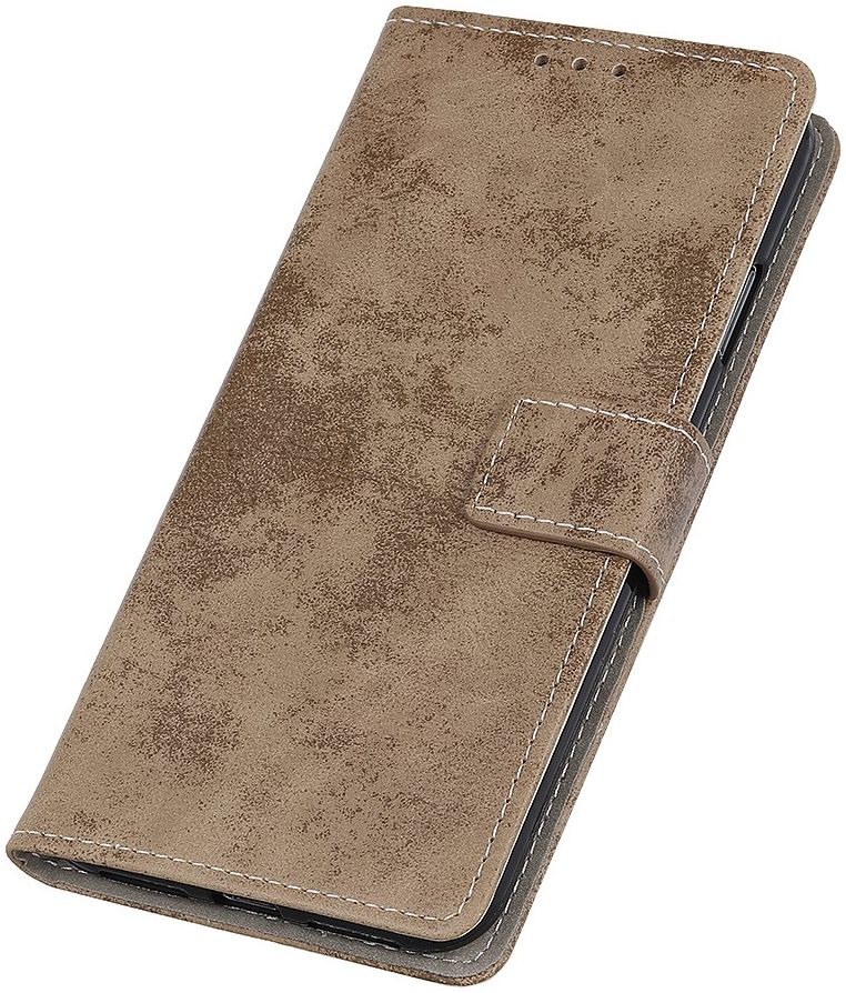 OnePlus 8 Vintage Portemonnee Stand Hoesje Lichtbruin afbeelding 2