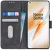KHAZNEH OnePlus 8 Hoesje Retro Wallet Book Case Zwart afbeelding 1