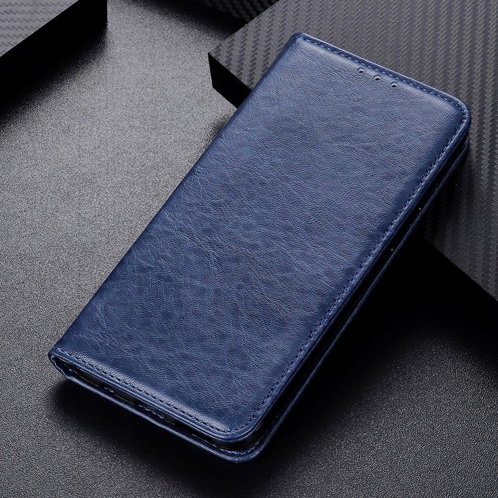 OnePlus 8 Pro Crazy Horse Portemonnee Hoesje Blauw afbeelding 9