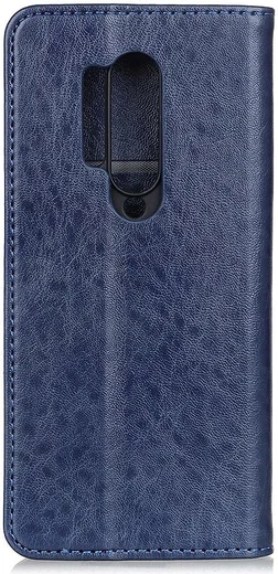 OnePlus 8 Pro Crazy Horse Portemonnee Hoesje Blauw afbeelding 5